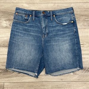 Madewell High Rise Mid-length Denim Shorts